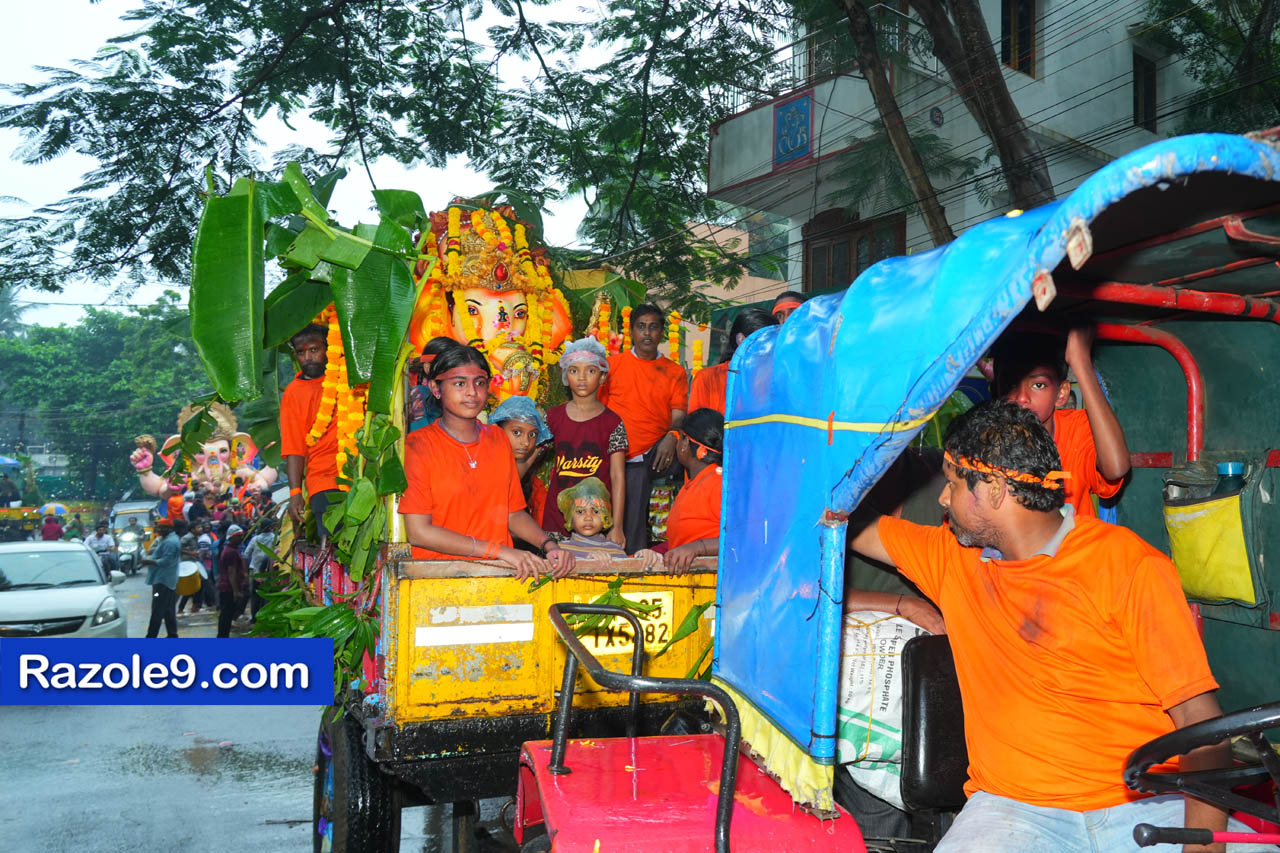 Razole Taluka Ganesh Nimajjanam